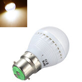 Β22 2.5W Θερμό λευκό 7 SMD 5050 LED Λάμπα φωτός 110-240V